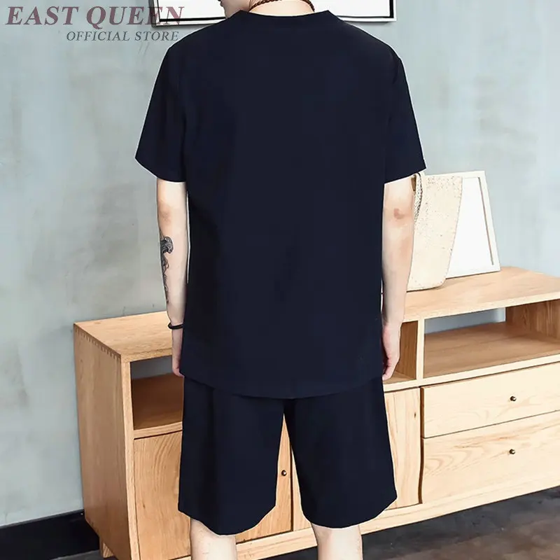 Traditional chinese clothing for men two piece set top and pants traditional suits AA3812 Y A | Тематическая одежда и