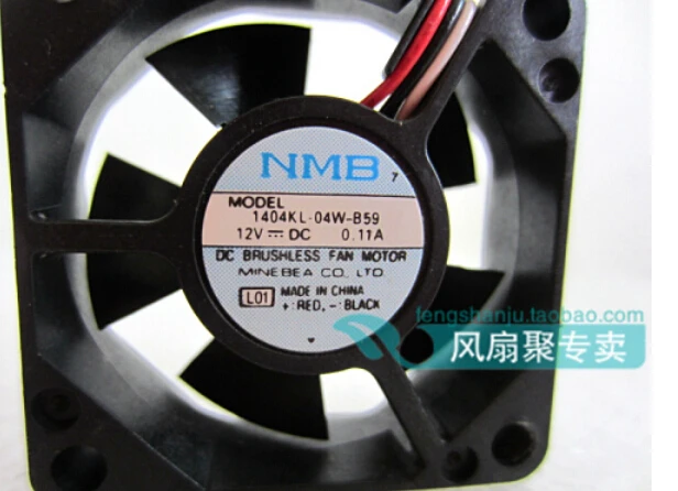 

New original NMB 1404KL-04W-B59 12V0.11A 3510 3.5CM35*35*10mm dual ball fan cooling fan