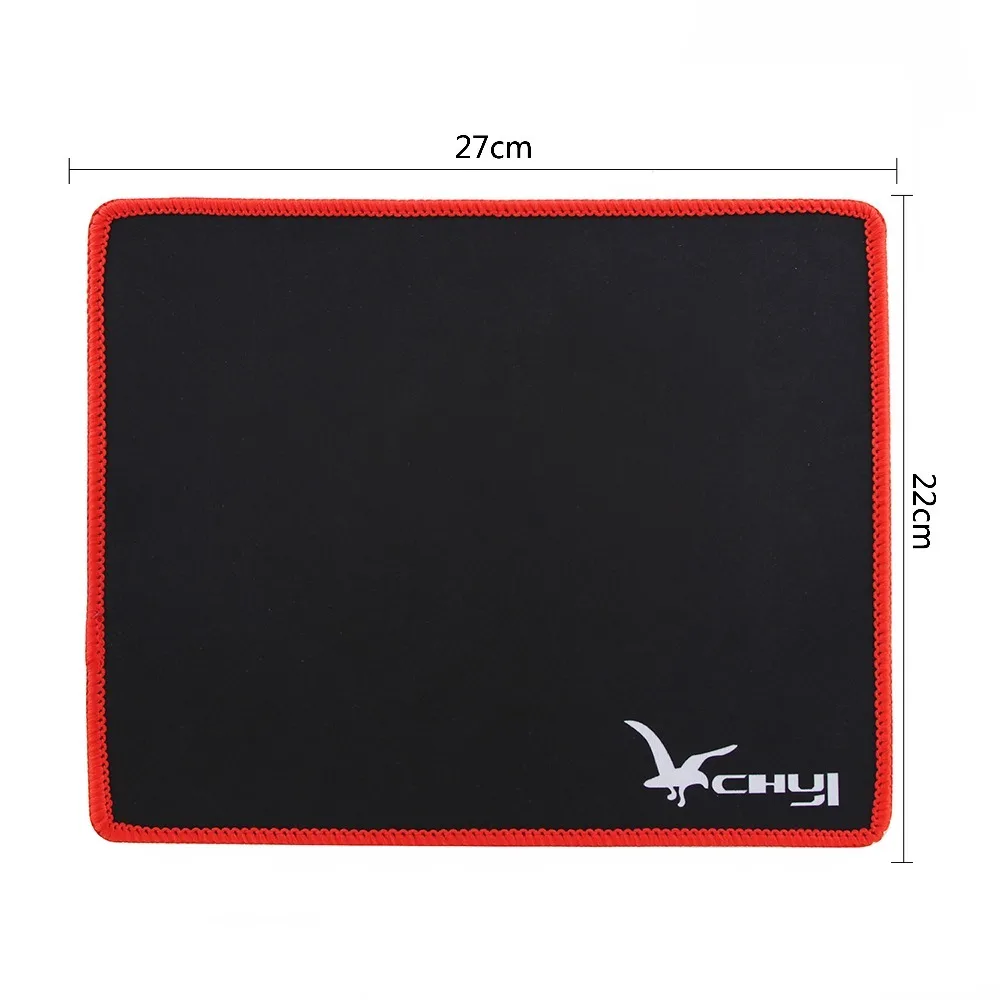 

CHYI Slim Locked Edge Gaming Mouse Pad 27*22cm Anti-slip Gamer Mouse Mats For Computer Laptop Speed Silky Smooth Mouse pad