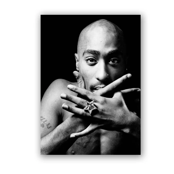 BO LXR1763-02 Печатные модульные HD картины стены искусства холст Tupac Amaru Shakur живопись скандинавские современные Плакаты для гостиной украшения дома - Цвет: BO LXR1763-02