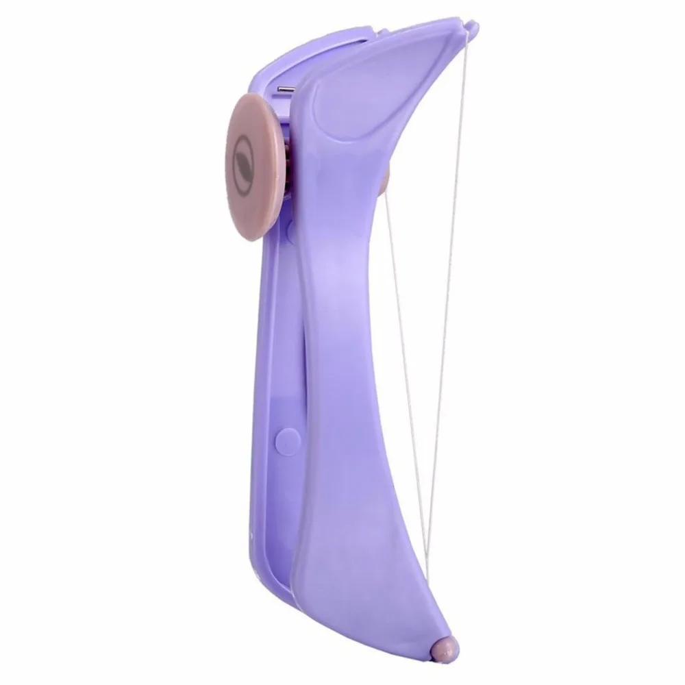 Women Mini Facial Hair Remover Spring Threading Epilator Face Defeatherer Removal DIY Makeup Beauty Tool for Cheeks Eyebrow | Бытовая
