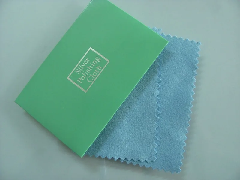 

11cmx7cm Silver Polish Cloth for 925 sterling silver gold Jewelry partner must haves Best Quality with Paper packing 10pcs/pack