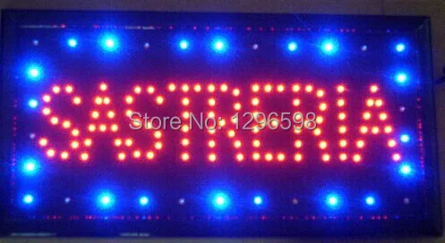 CHENXI hot sale manufacture 10x19 Inch Semi-outdoor Ultra Bright running sastreria barber shop sign of led | Дом и сад