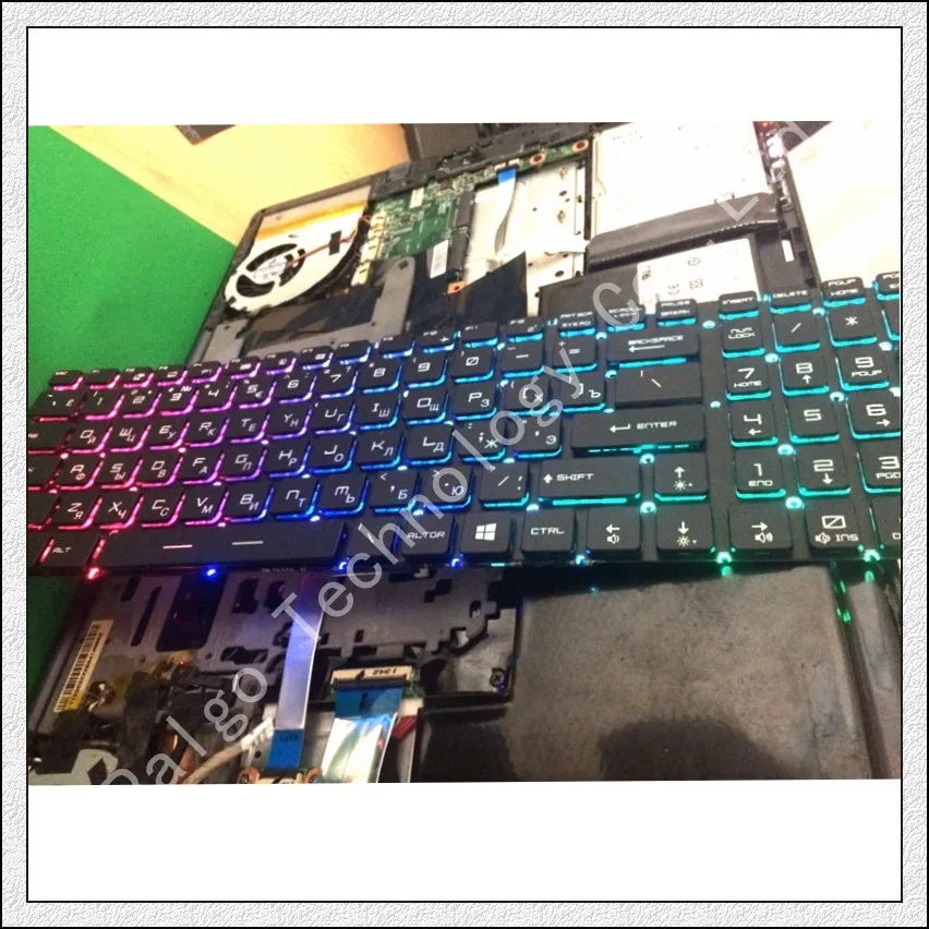 Русский RGB клавиатура с подсветкой для MSI MS 16K2 16L2 16JB 179B 1796 1799 16J9 1792 1791 1795