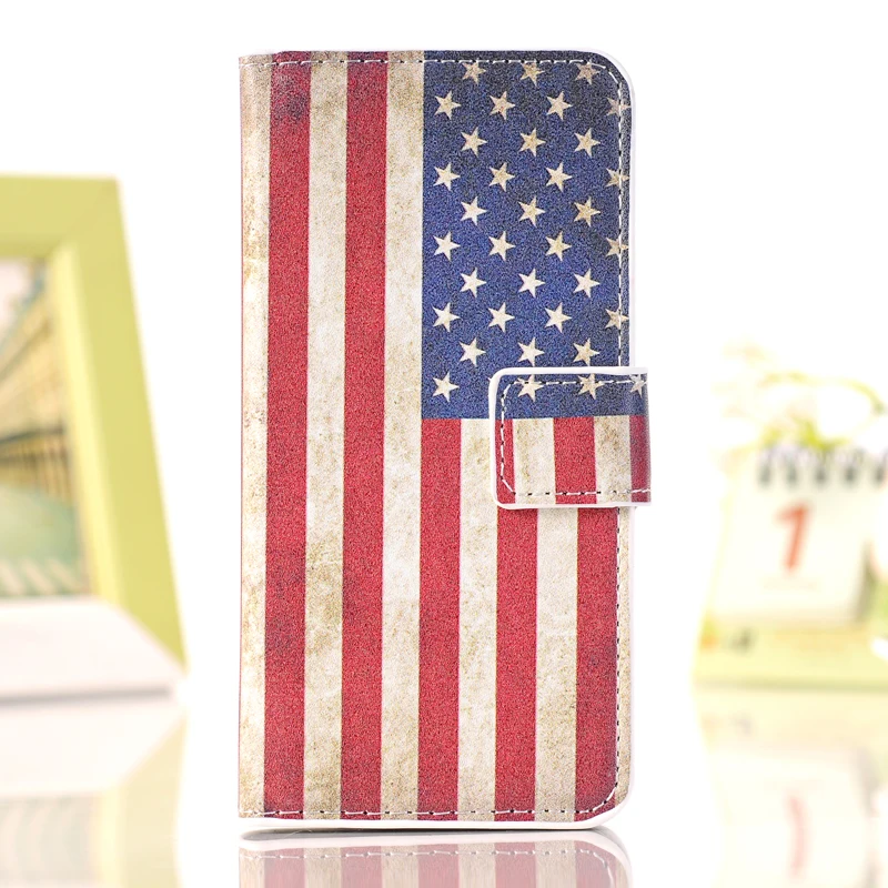 US flag Чехол для телефона для samsung Galaxy A8 A3 A5 A7 J3 J5 J7 A9 A530 искусственная кожа Цвет чехол с рисунком в армейском стиле кожаный чехол-кошелек с подставкой - Цвет: US flag