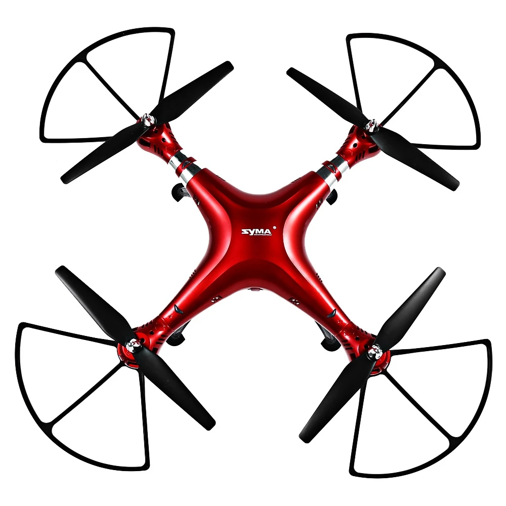 Syma X8HG RTF Радиоуправляемый Дрон Квадрокоптер с камерой 8.0MP 1080P HD автоматический