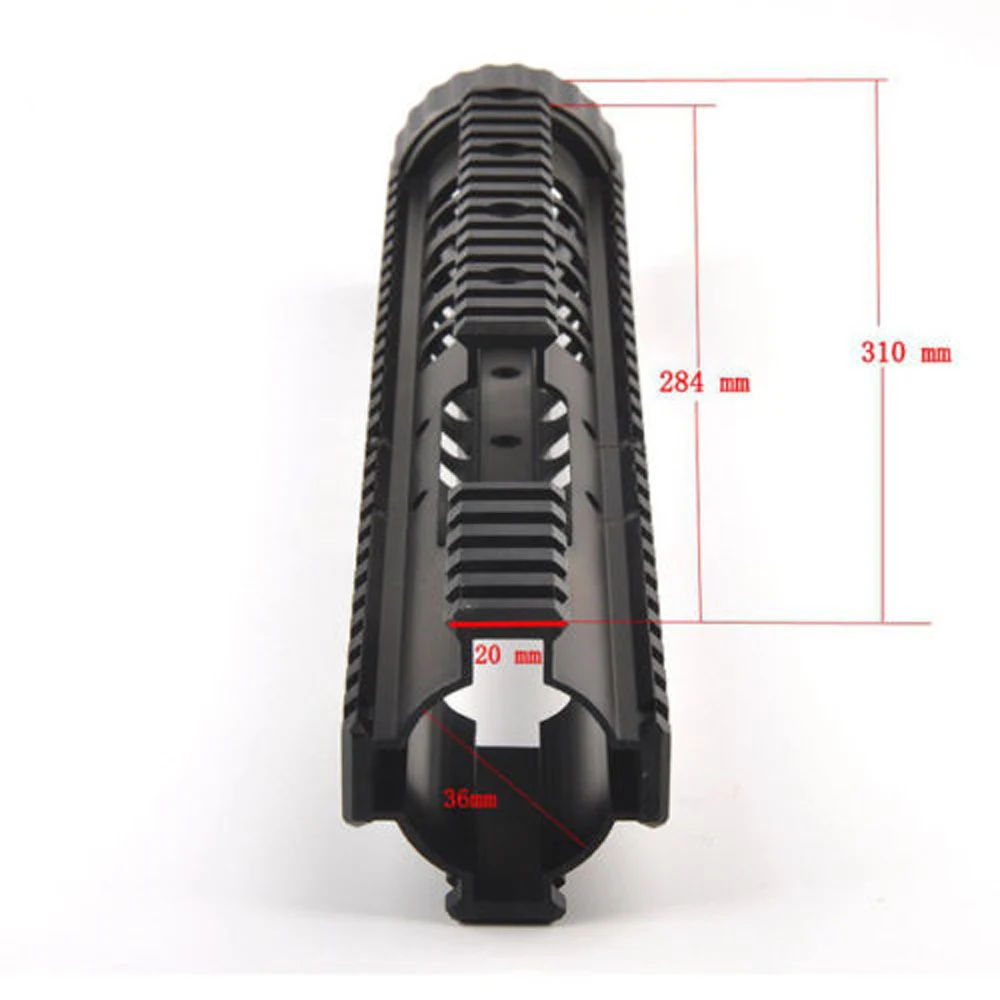 12," Keymod Syetem Handguard со съемным Рельсом для 20 мм рельсового крепления охоты