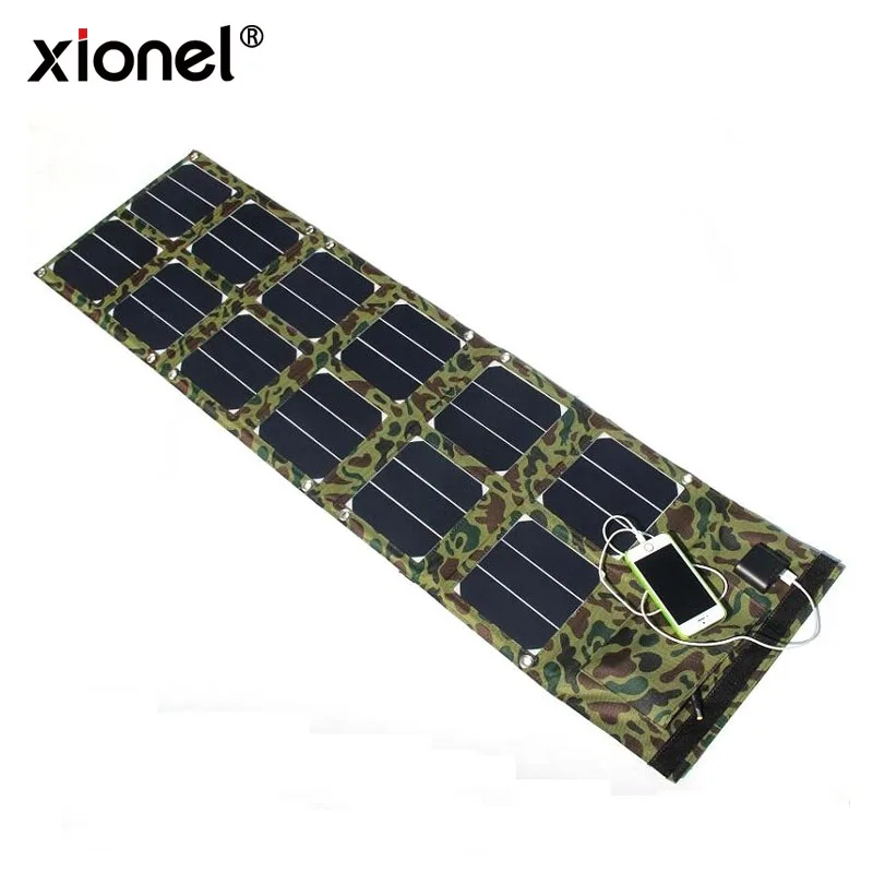 Xionel 40 W Солнечная энергия солнечная панель Зарядное устройство USB5V & DC18V Выход для