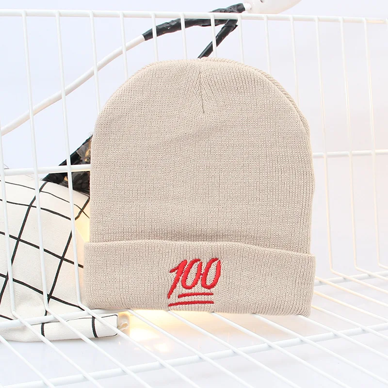 Цельнокроеное платье 100 точки Вышивка Вязаная Шерстяная Шапка Для мужчин и