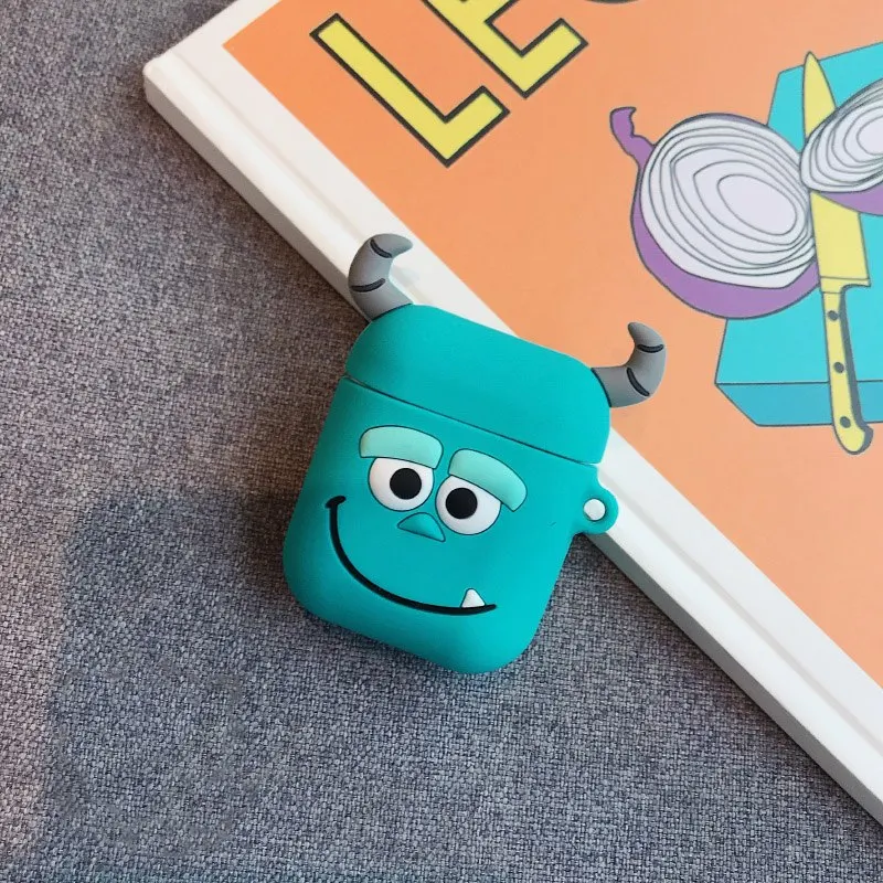 Милый мультяшный Bluetooth беспроводной Чехол для наушников для AirPods Мягкий защитный чехол силиконовый для Apple Airpods гарнитура зарядная сумка - Цвет: Style3