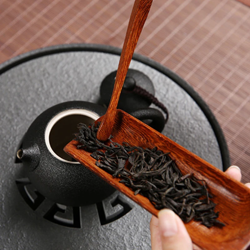 S/4 ручная работа Wenge Wood Cha Dao зажим для чая + игла Совок He | Дом и сад