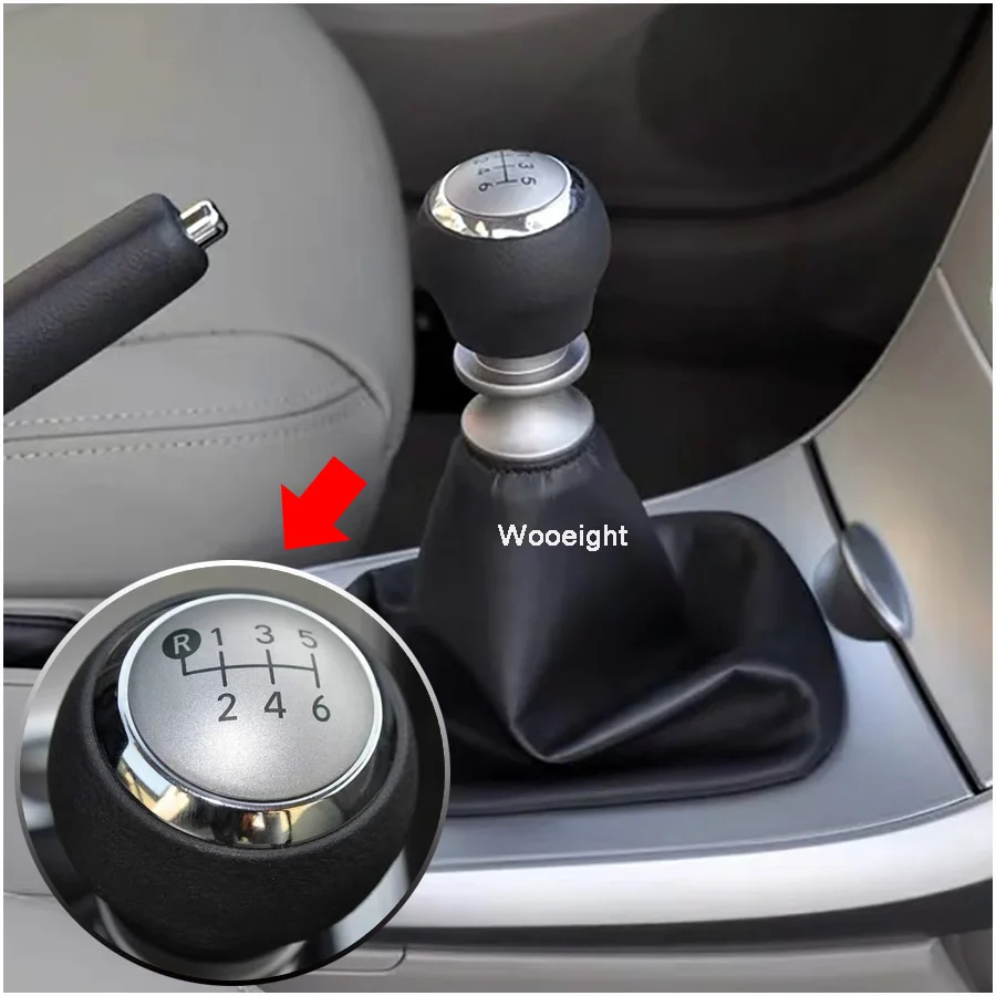 Wooeight 6 скоростей ручка переключения передач головка для Toyota Avensis Yaris Urban RAV4 Corolla 1 8 T