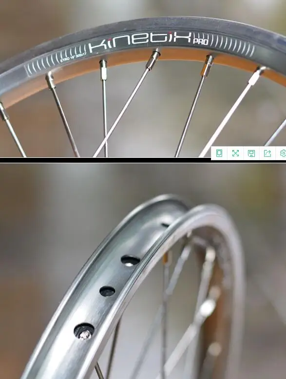 Kinetix 16inch 305 wheelset bmx велосипед складной колеса Набор 74 мм/130 мм|Велосипедное колесо| |