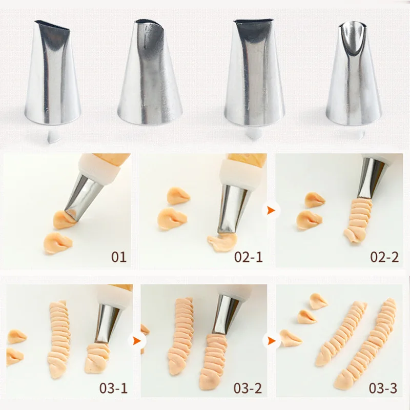 32 шт./компл. 304 сопло из нержавеющей стали глазурь трубопроводы Кондитерские