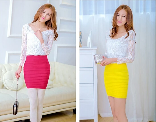 Free shipping New sping autumn summer womens sexy half-length skirt Elastic skirts | Женская одежда