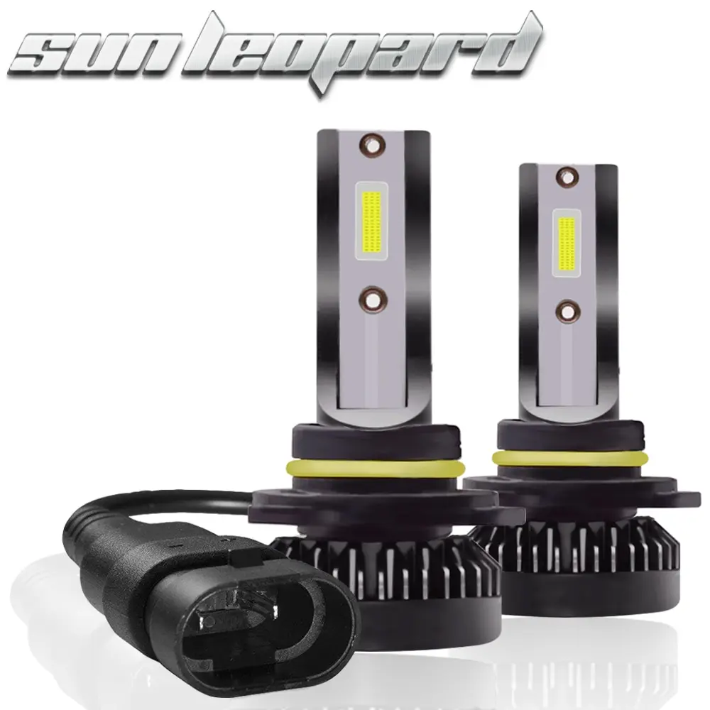 Leefeeminye 2 шт. H7 LED 12000 лм/Пара Мини Автомобильные фары лампы H1 LED H7 H8 H9 H11 фары комплект 9005 HB3 9006 HB4 Автомобильные светодиодные лампы