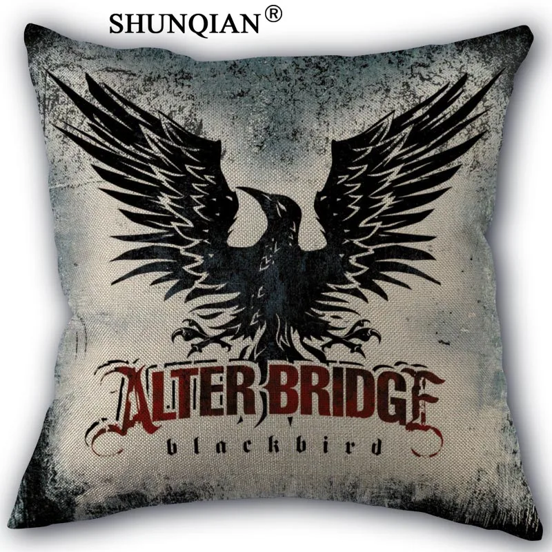 Изготовленный на заказ футболка с Alter Bridge наволочки на заказ хлопковые наволочки для подушек декоративные красоты домашнего интерьера по индивидуальному заказу подушка - Цвет: Pillowcase