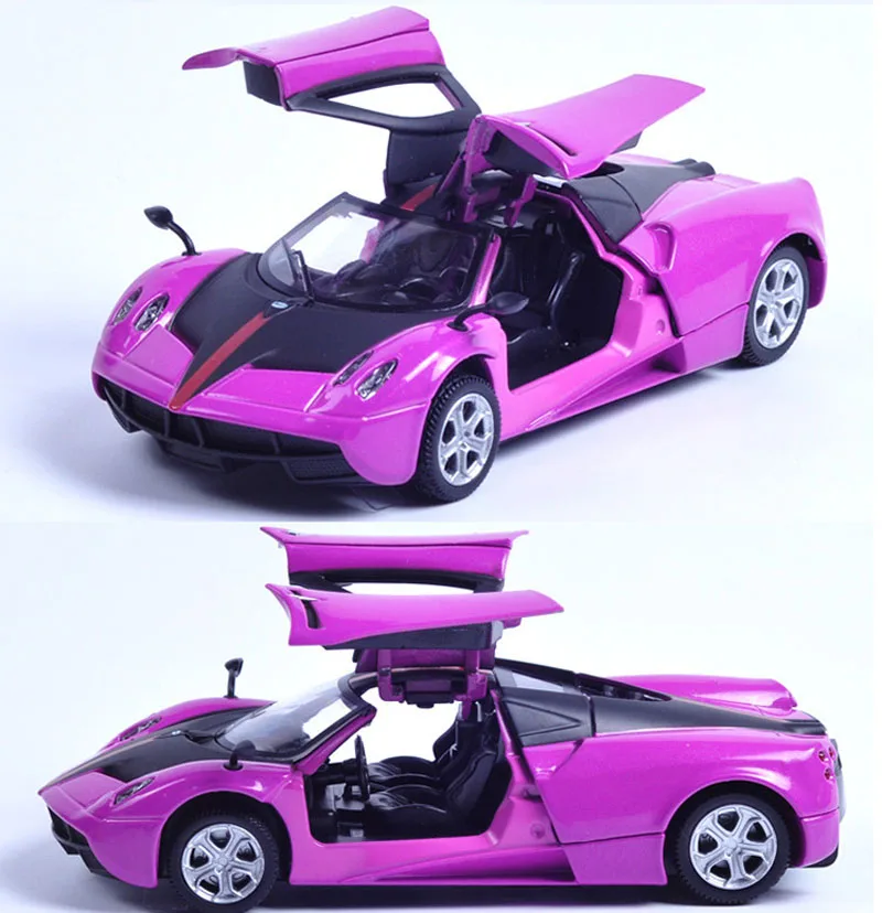 Mnotht 1/32 Pagani Zonda модель автомобиля из сплава моделирование спортивный автомобиль литье под давлением Модель автомобиля игрушки Pull Back звуковые огни детские игрушки МО