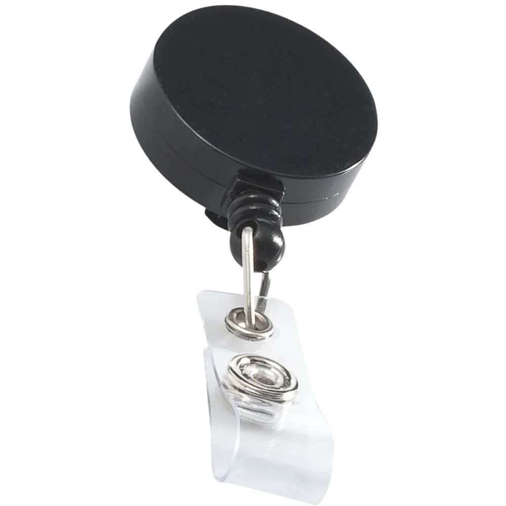 Черный держатель для бейджа, зажим для ремня, Удлинительный нейлоновый шнур для больницы, медсестры, офисного работника