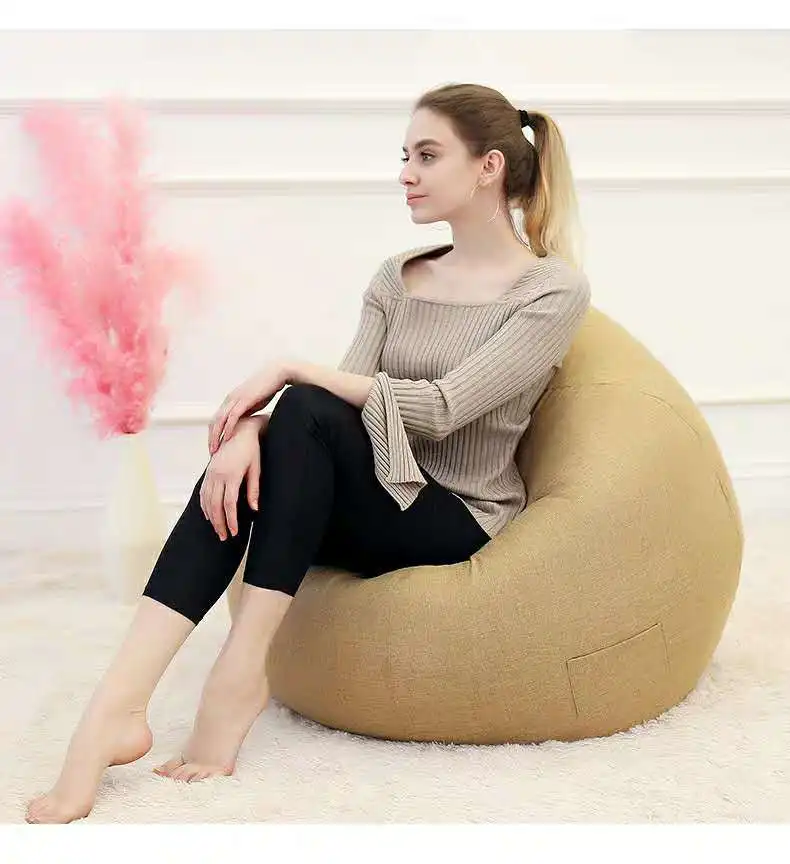 Ленивый мешок Puf Beanbags накладка на стул без наполнителя puff Asiento Pouf диван Cama Divano Poef Bean Boozled Cadeiras Sillones Pufa
