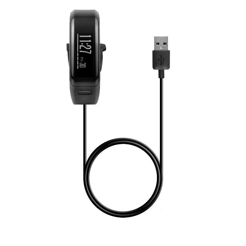 Для Garmin VIVOSMART HR + подход X40 часы USB Кабель зарядного устройства для vivosmart Быстрая