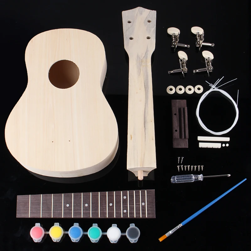 21 ''Сделай Сам незавершенный бас гитара Uke Гавайские гитары с укулеле тело