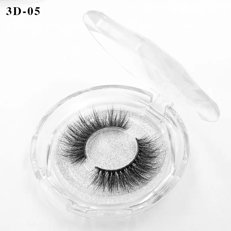3D-05 3D норковые ресницы оптом 30 футляров/лот драматические ресницы 12-22 мм 3D объемные ресницы для наращивания Girlglee Make Up - Цвет: 3D-05