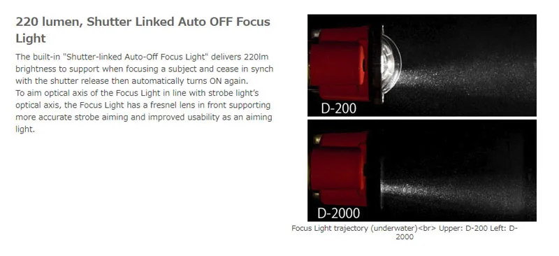 Nitescuba Дайвинг Strobe light Inon D200 дешевле некуда, водонепроницаемый Камера корпус Подводная фотосъемка оборудования