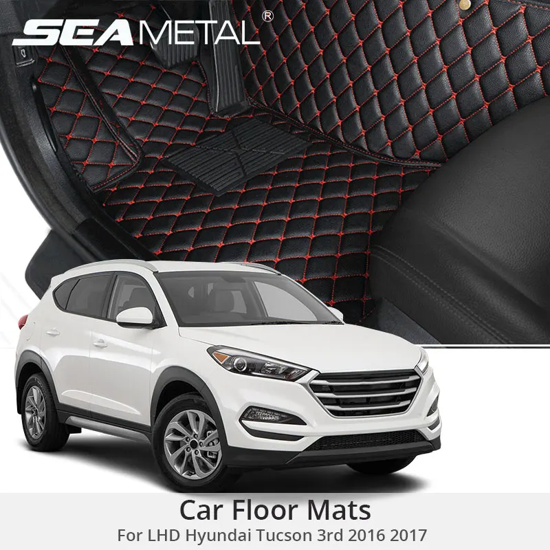 Для LHD Hyundai Tucson 3rd 2017 2016 автомобильные коврики покрытие для автомобиля стильные