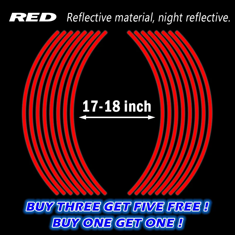 Купи один и получи мотоцикл Стайлинг новинка обод ступицы колеса полосы