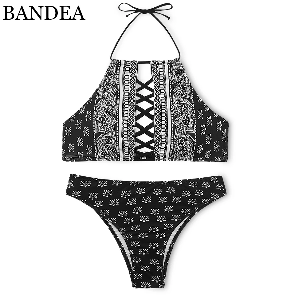 BANDEA 2019 сексуальный женский купальник брендовый комплект бикини с винтажным