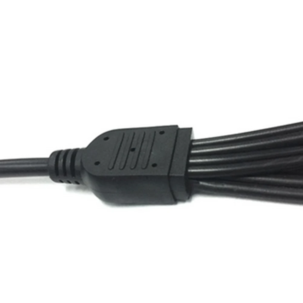 Новый Prtical DC 2 1 до 8 Splitter Кабель-адаптер мощность привести косичка Женский вилка