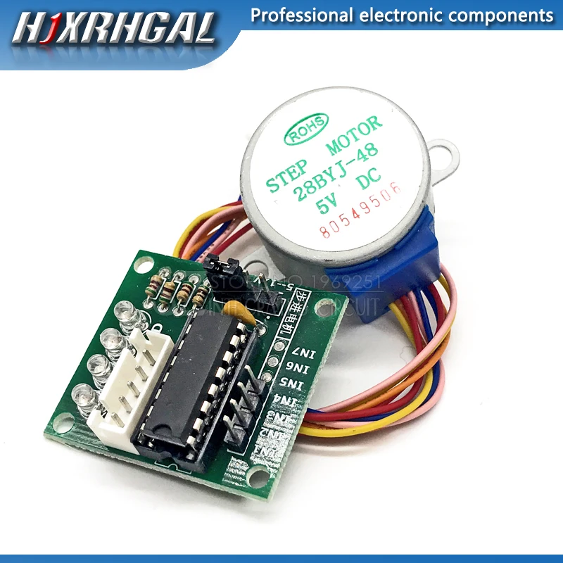 1pcs 5V 4-Phase Stepper Step Motor + Driver Board ULN2003 with drive Test Module Machinery for Arduino new hjxrhgal | Электронные