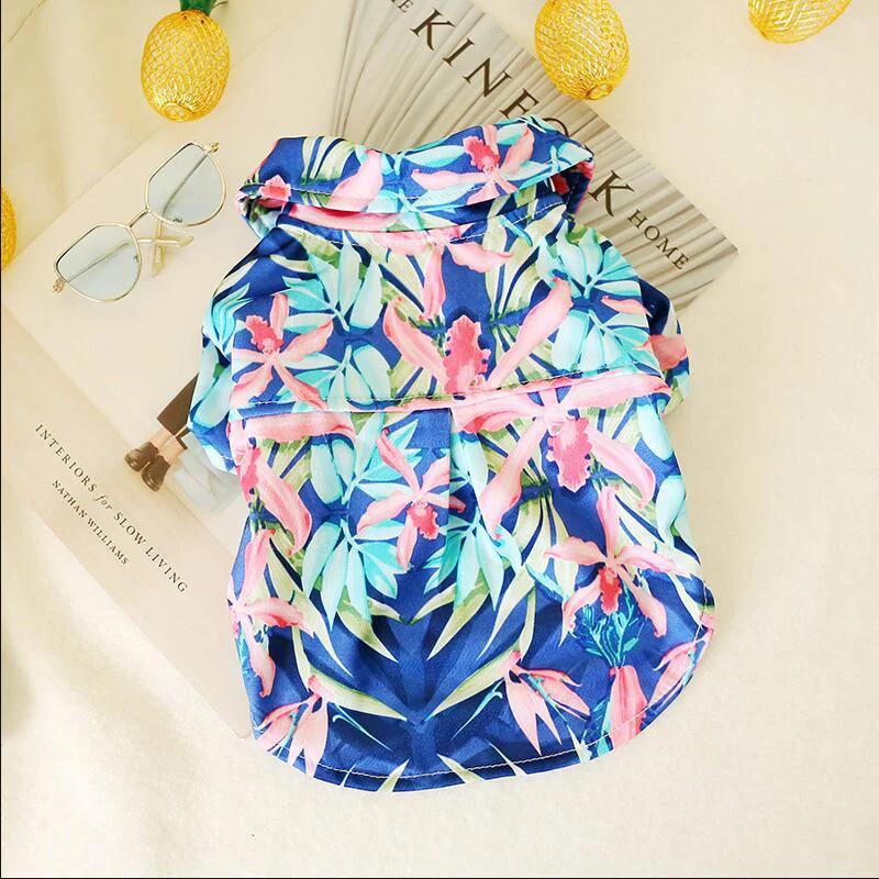 Рубашка для собак новые весенние летние домашних животных одежда милая