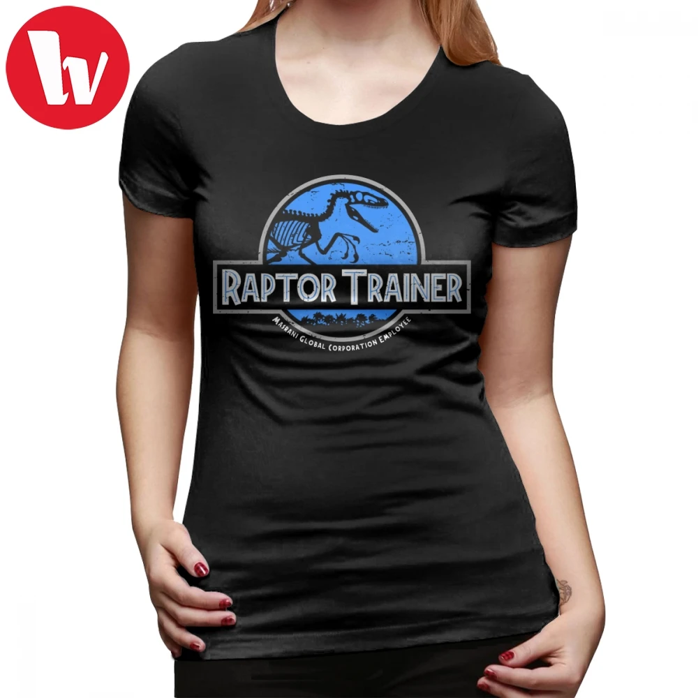 Из фильма Парк Юрского периода Футболка из Raptor тренер футболка черного цвета