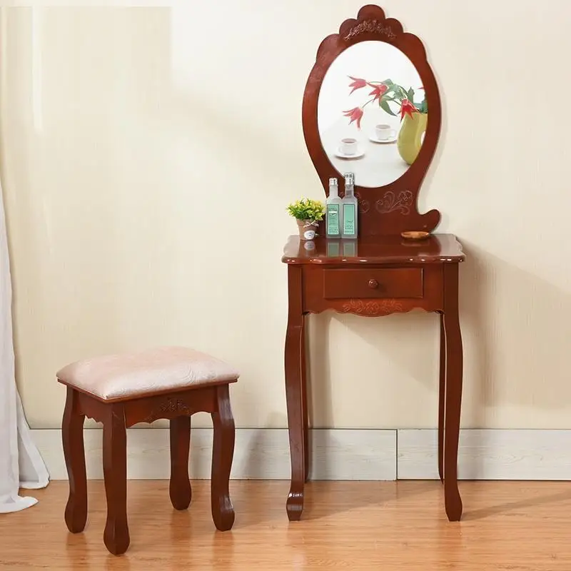 Schminktisch Mesa De Maquiagem Aparador Coiffeuse Avec Miroir Европейский деревянный стол Корейская мебель