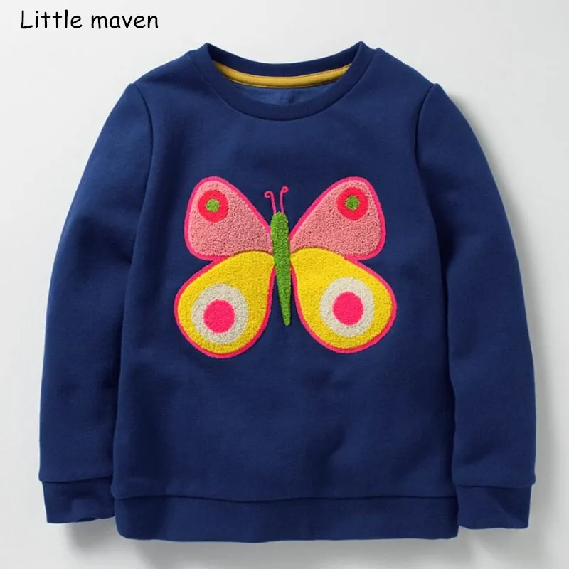 Little maven/детская брендовая одежда для маленьких девочек Новинка осени 2018 года
