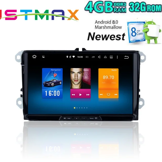 9 &quotAndroid 8 0 Автомобильный gps радио плеер для сиденья Leon Alhambra Altea Toledo с