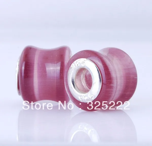 100pcs/lot mix order 925 silver beads Silver Europe glass Beads fit DIY Bracelet wholesale cheap | Украшения и аксессуары