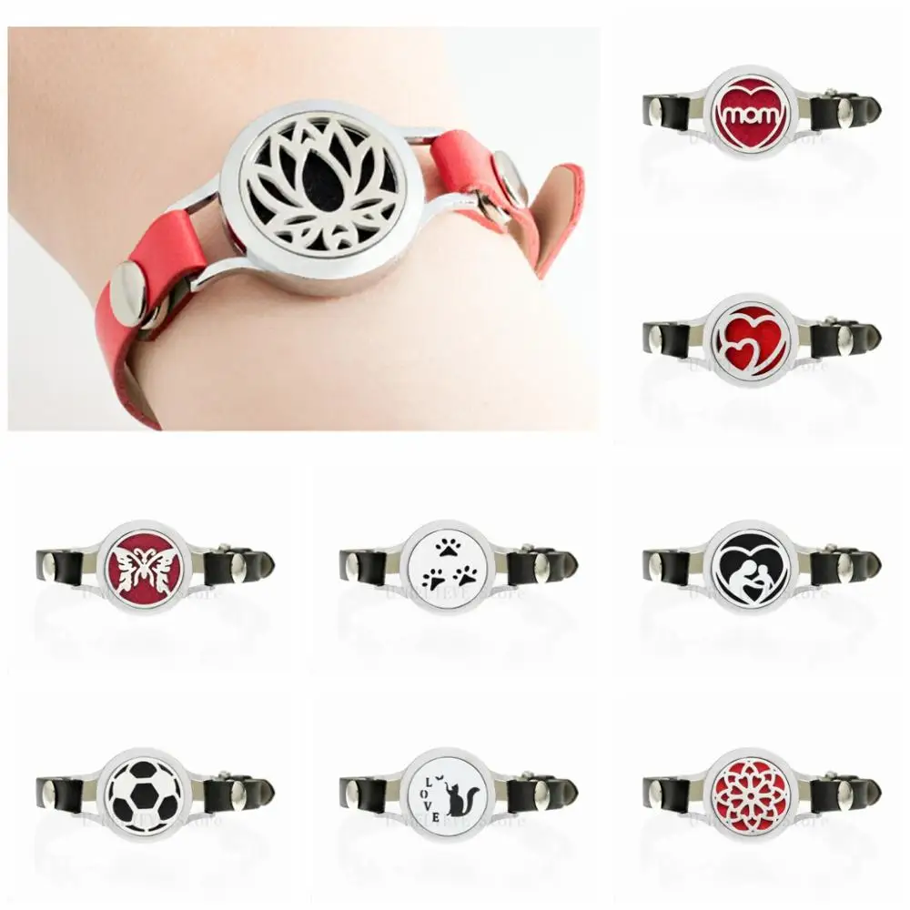 Женский браслет из искусственной кожи 25 мм с узором в виде собачьей лапы и