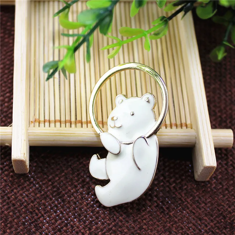 XQ популярные женские ювелирные изделия красочная эмаль олень синяя овечка