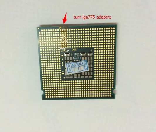 Адаптер для XEONS CPU X5460 E5450 e5440 x5472 x5482 1 шт. адаптер LGA 771 Turn 775 стикер (lga771 lga775)|775 lga|775 cpucpu