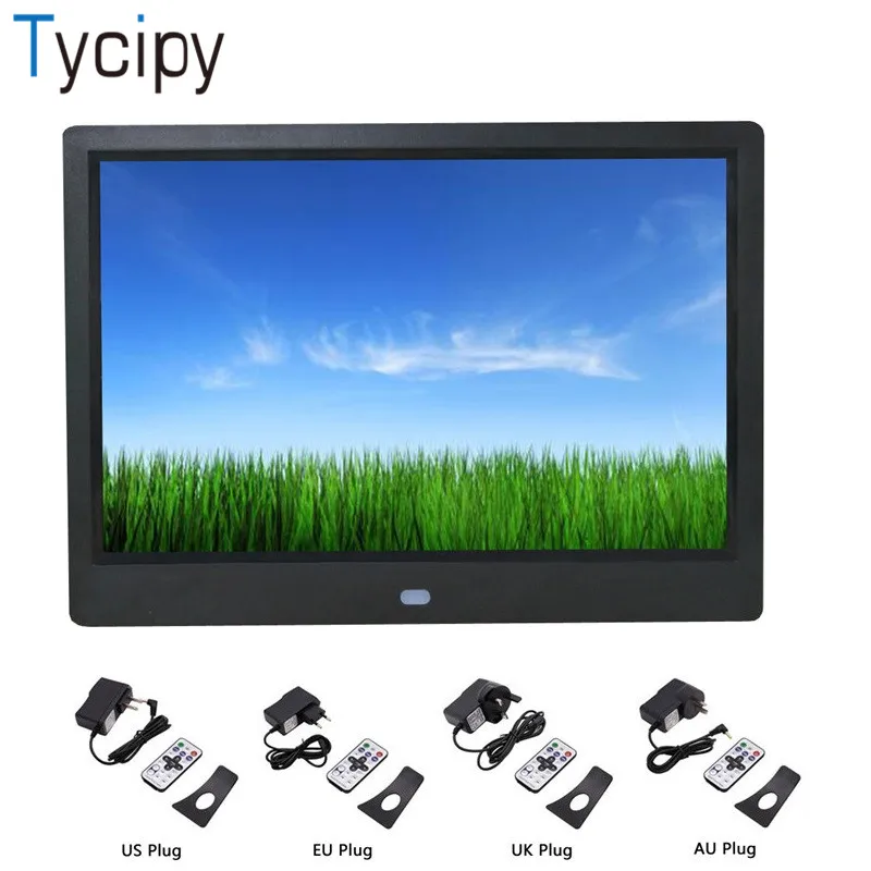 Tycipy 10 &quotЦифровая фоторамка iPS экран полный формат HD СВЕТОДИОДНАЯ камера