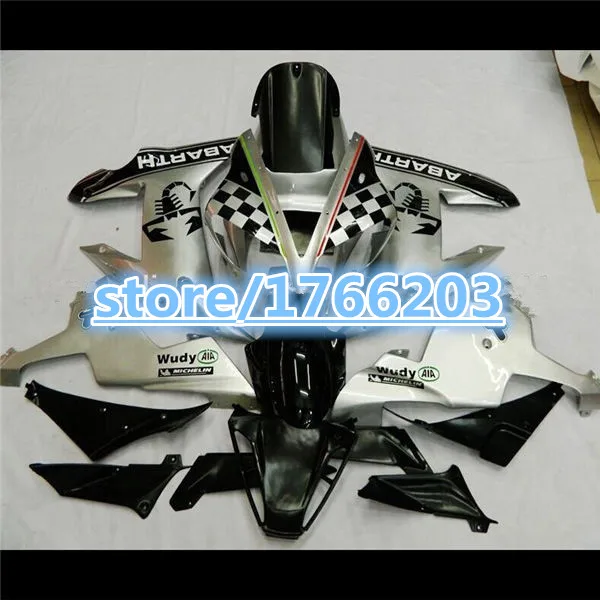 

Обтекатели для YAHAMA YZF R1 02 03 YZF-R1 02-03 YZFR1 2002 2003 YZF1000 R1 02 03 комплекты обтекателей серебристый черный BBF