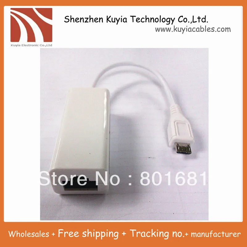 KUYiA Бесплатная доставка + Высококачественный Micro Mini USB 2 0 к RJ45 Ethernet LAN сетевой