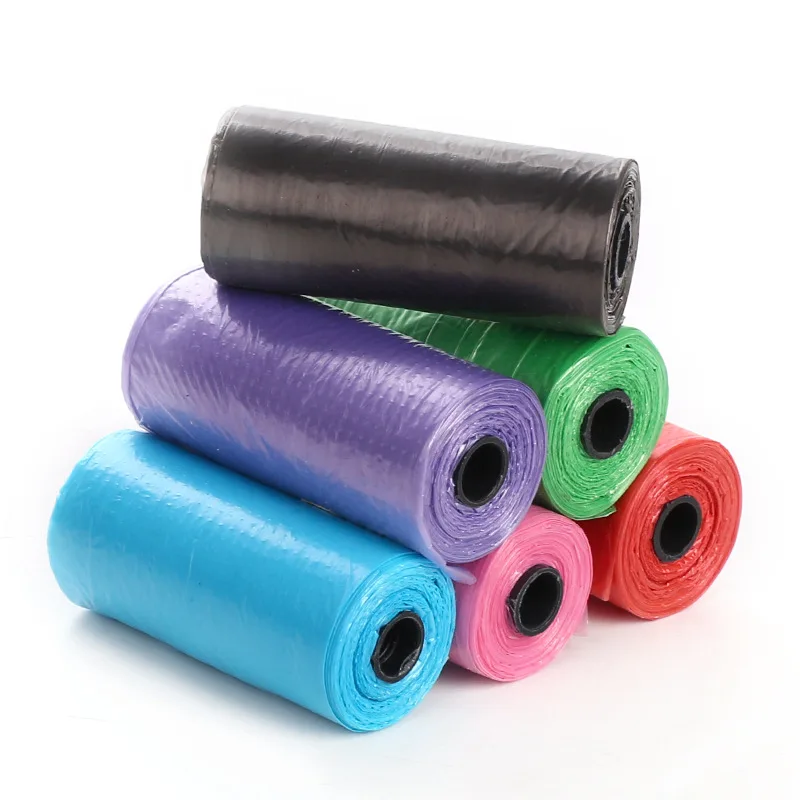 5 рулонов товары для домашних животных мешки собак сбора отходов уборки кошек Dpg