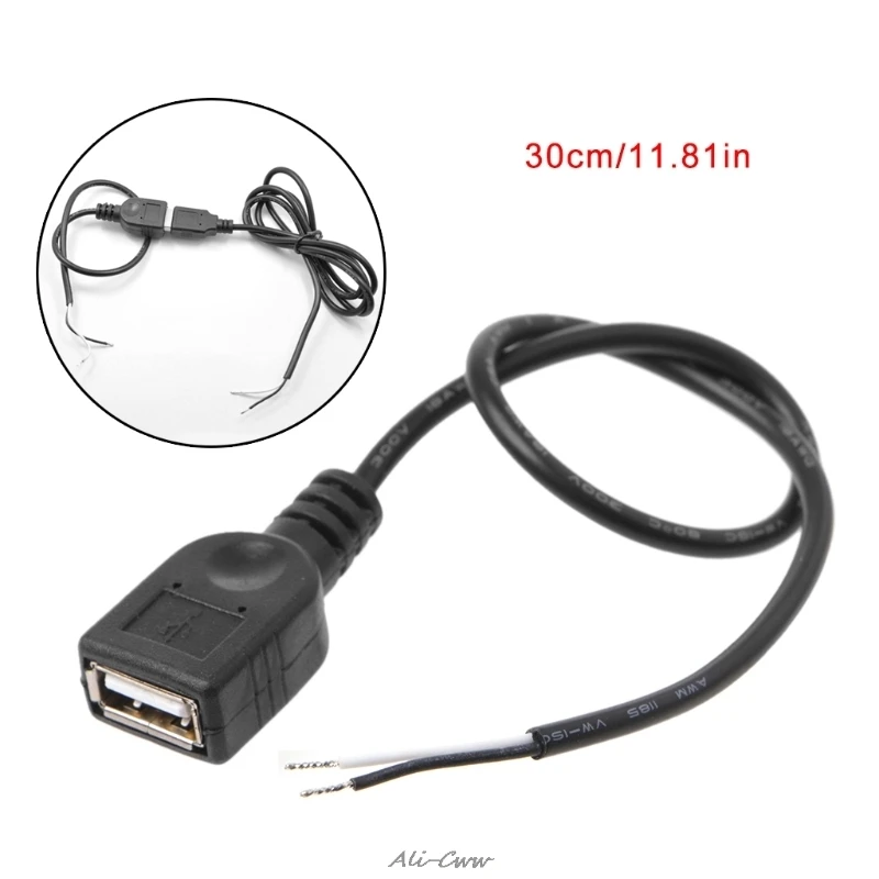 2018 Высокое качество 1 шт. USB 2 0 гнездовой разъем Pin провода Кабель питания Шнур