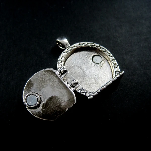 23X25 мм установочный Размер старинный античный серебряный сплав Магнитная