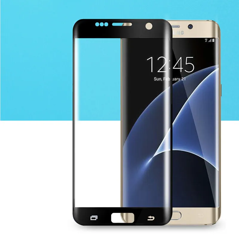 3D полное покрытие закаленное стекло протектор экрана на samsung Galaxy S7 Edge S7 Защитная пленка для samsung S6edge S6 edge plus стекло