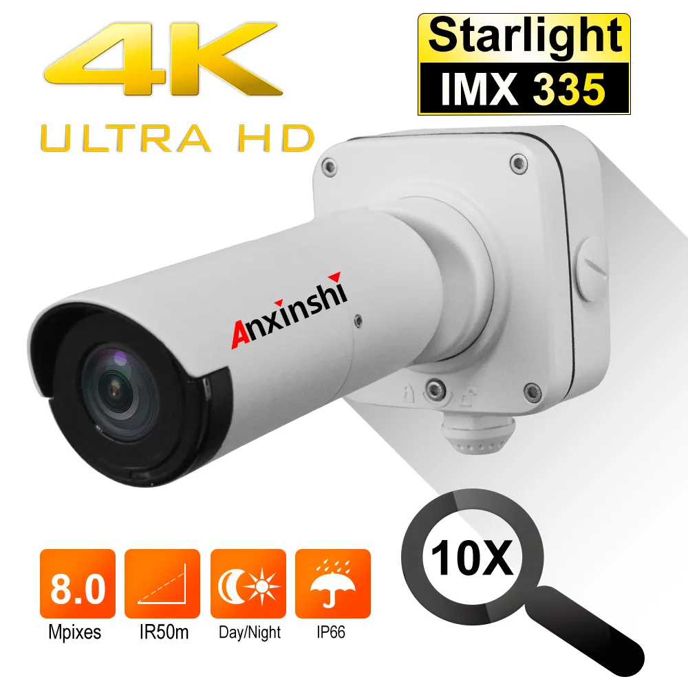 Камера видеонаблюдения 4K 8mp ultra HD 4 в 1 cvi tvi ahd аналоговая камера Starlight ночного